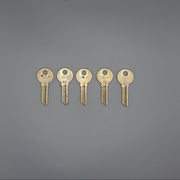 5x Yale RN8 Key Blanks GD Keyway Nickel Silver 5 Pin NOS 3