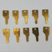 10x National P5661530120000J Key Blanks Brass Double Sided Pundra File Cabinets 3