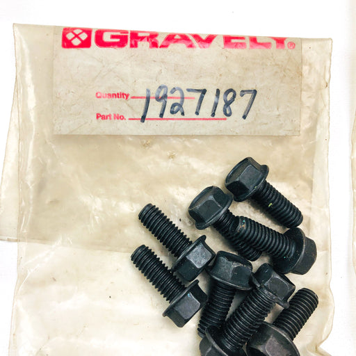 Simplicity 1927187 Screw Hex Head Flange OEM NOS 1927187SM Coated Black Wear 2