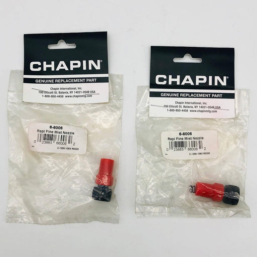 Chapin 6-6006 Fine Mist Replacement Nozzle Adjustable Poly Lot of 2 1