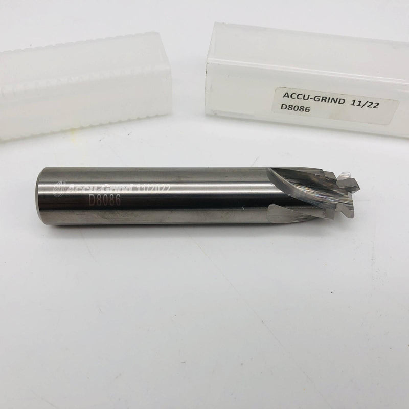 Accu-Grind D8086 Form Cutter 3/4 Inch Stage 10 4 Flutes 3