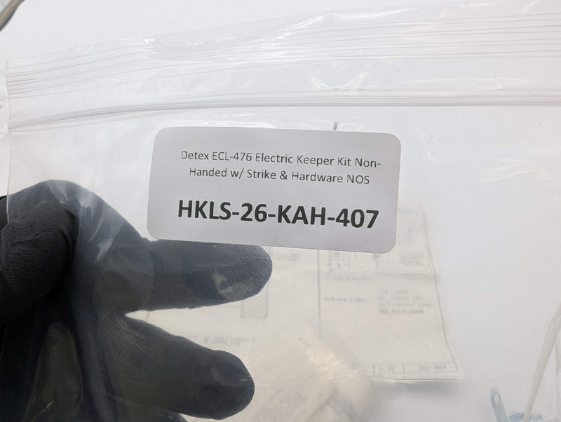 Detex ECL-476 Electric Keeper Kit Non-Handed w/ Strike & Hardware NOS