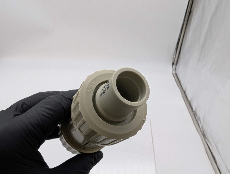 Georg Fischer 25mm Ball Check Valve Butt Fusion PP Body FPM Seals 167.360.493 4
