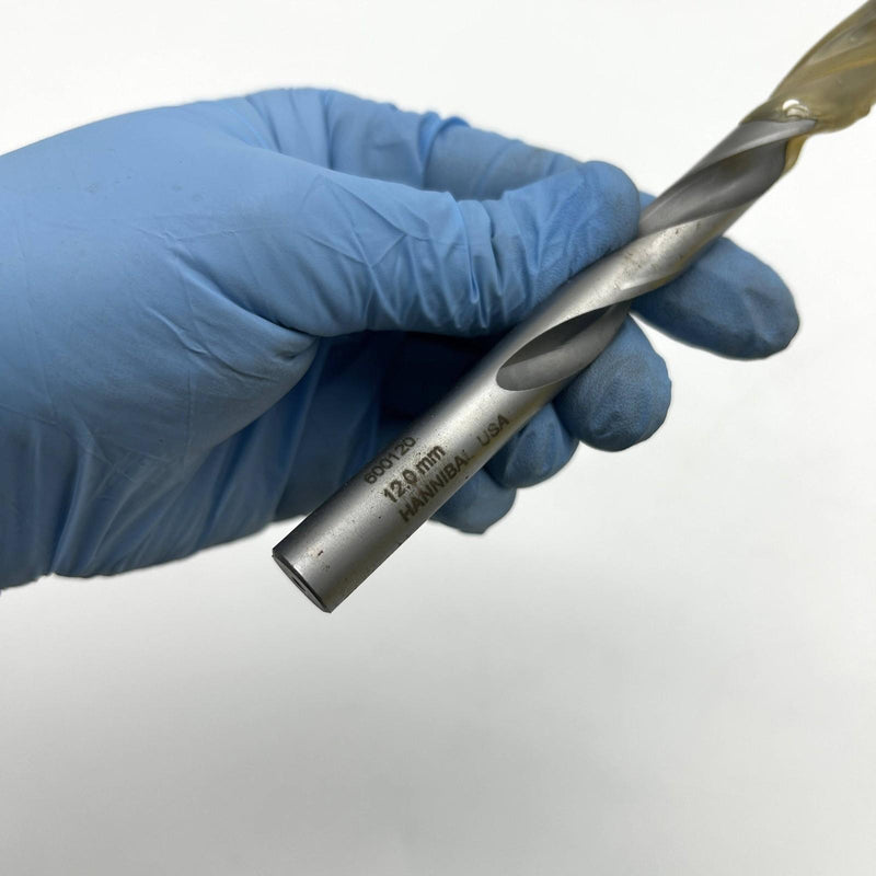 Hannibal 600120 Jobber Length Drill Bit Type 600 0.4724/12mm Diameter 5-7/8 OAL 5