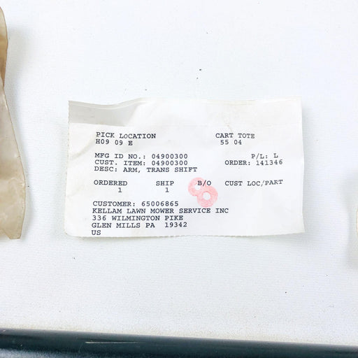 Ariens Gravely 04900300 Arm Trans Shift Black OEM NOS Loose 2