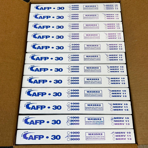 Airflow Products AFP2000-16252 Air Filter Pleated 16x25x2 SC Merv 10 Case/12pk 2