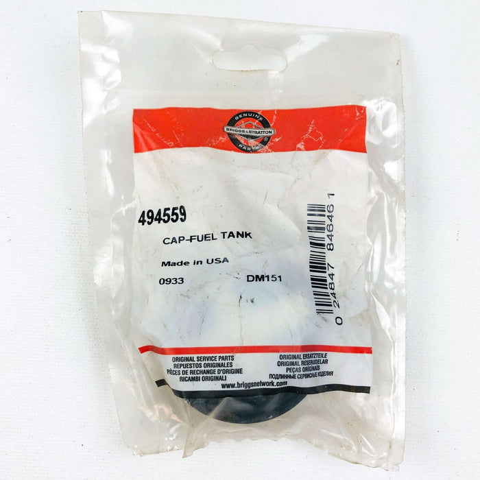 Briggs and Stratton 494559 Gas Cap OEM NOS For Simplicity Replaces 490075 Sealed 1