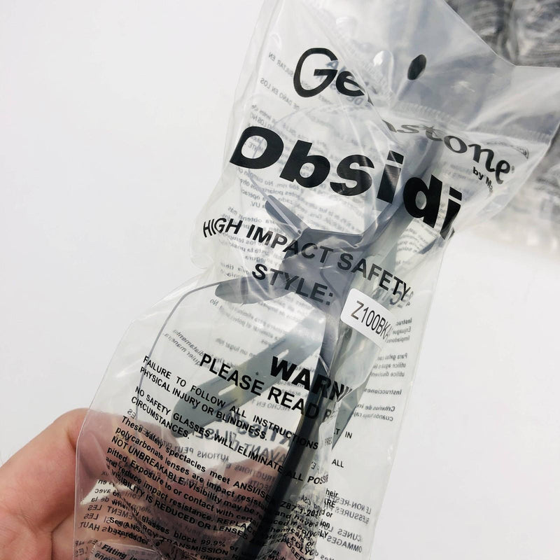 Magid Gemstone Z100 Safety Glasses Obsidian Clear Anti Fog Z100BKAFC Lot of 6 5