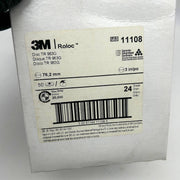 3M Roloc 11108 Disc 3in TR 963G 24 Grit Very Course Quick Change Ceramic 50pk 2