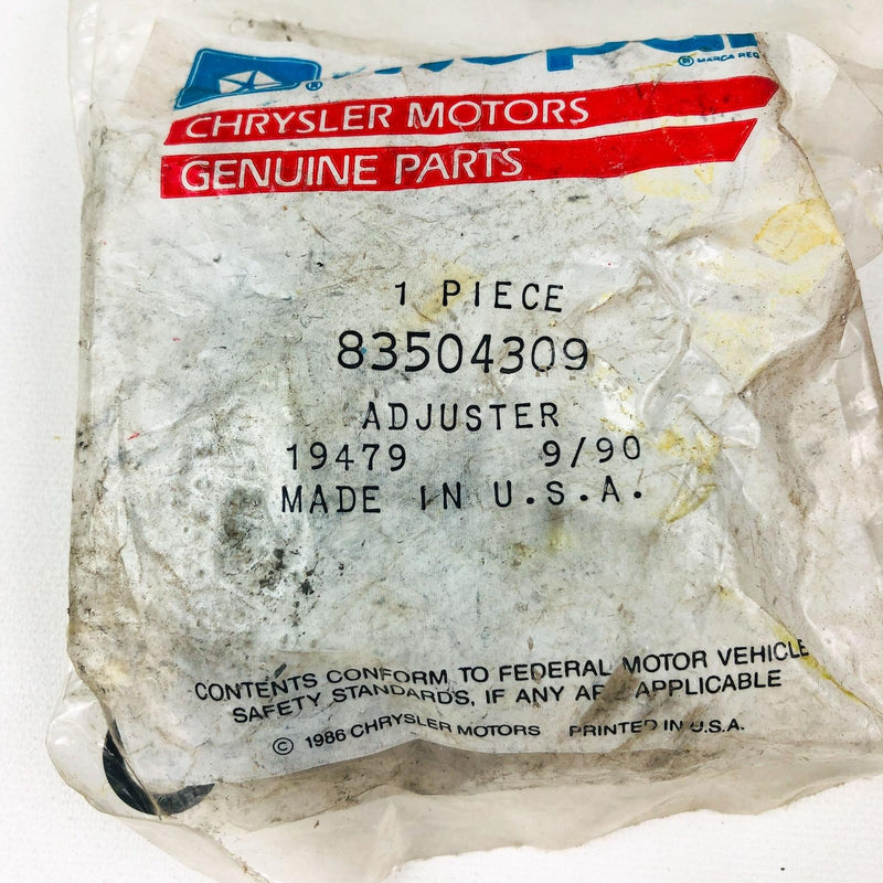 Mopar 83504309 Adjuster Brake Rear OEM NOS 1988-90 Jeep Expt KDX Wrangler Sealed 5