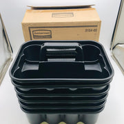 Rubbermaid FG315488BLA Carry Caddy Food Delivery Cleaning Water Bottles Blck 6pk 8