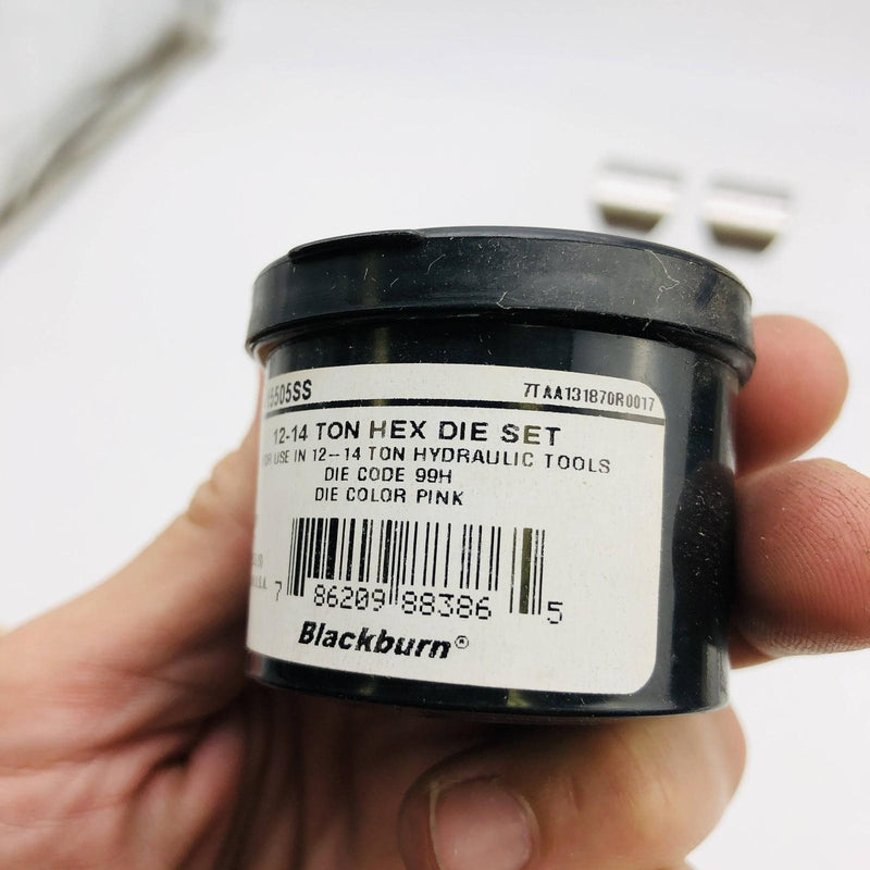 Thomas & Betts 15505SS Blackburn Die Set 99H Pink 12-14 Ton Hydraulic Tools 3