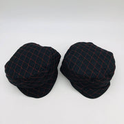 Guard Line 490714 Welders Skull Cap Quilted Black Red Cross Stitching 7in 2pk 8