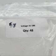 5x Schlage 35-180 Key Blanks Wafer Gold-Tone Brass USA Made Original OEM 3