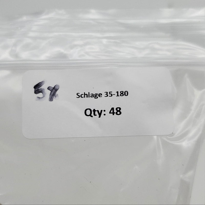 5x Schlage 35-180 Key Blanks Wafer Gold-Tone Brass USA Made Original OEM 3