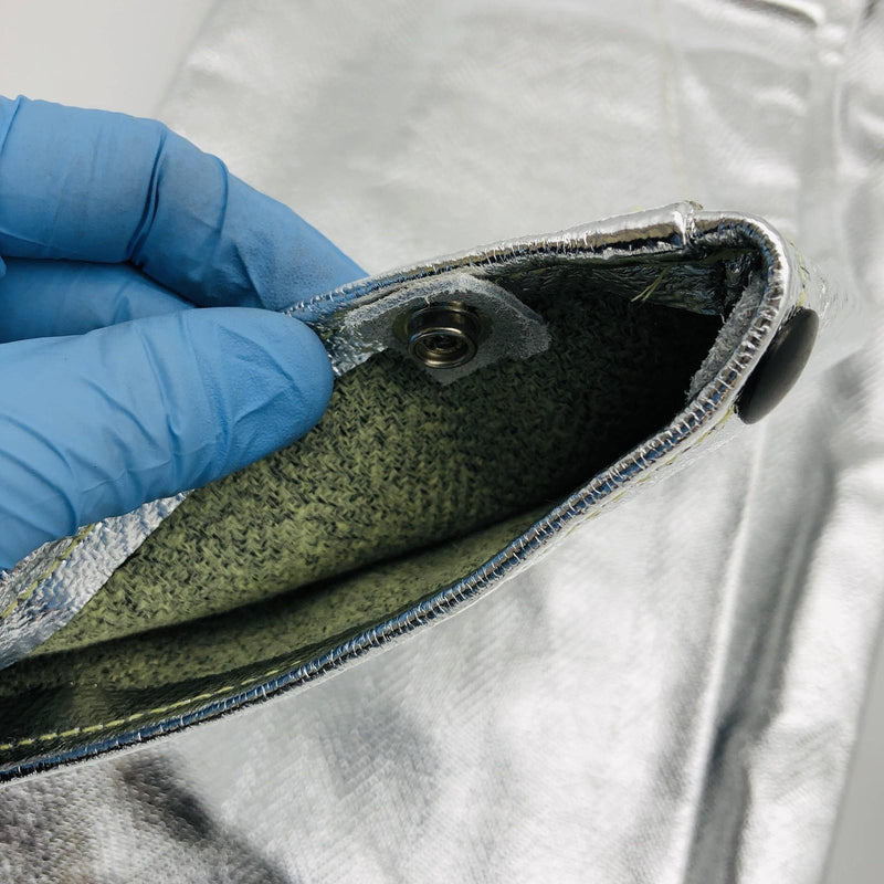 Steel Grip ACK 1136-50 Aluminized Coat 2XL Carbon Aramid 50" L FR Lining Welding 4