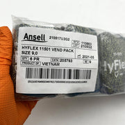 Ansell Hyflex 11501 Cut Resistant Gloves Sz 9 Large Palm Coated A5 Vend 6 Pairs 2