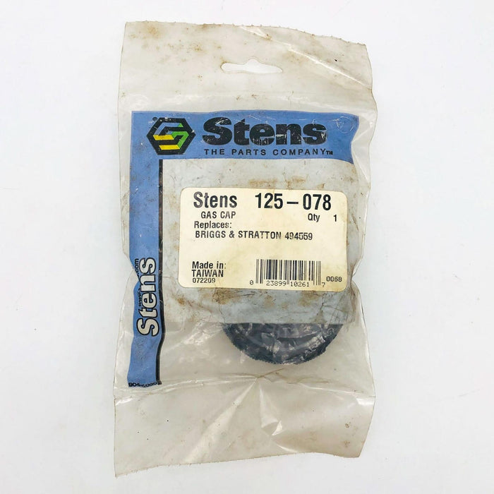 Stens 125-078 Fuel Tank Cap New NOS For Briggs & Stratton 494559 Sealed 1