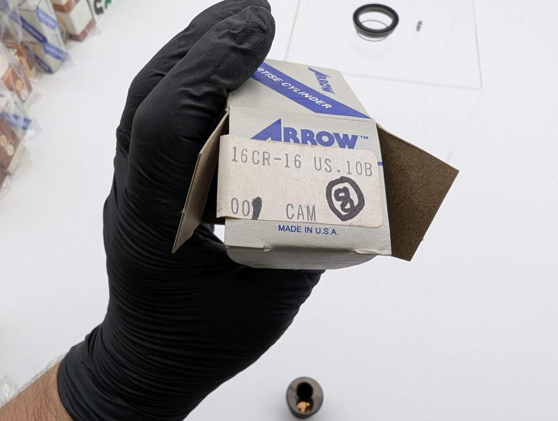 Arrow 16CR-16-001 SFIC Mortise Cylinder Housing 1-1/8" 6 Pin Oil Rubbed Bronze 4