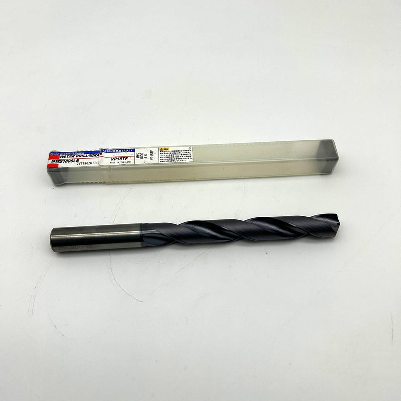 Mitsubishi Materials MWS1800LB-VP15TF Drill Bit Solid Carbide Coolant Through 10