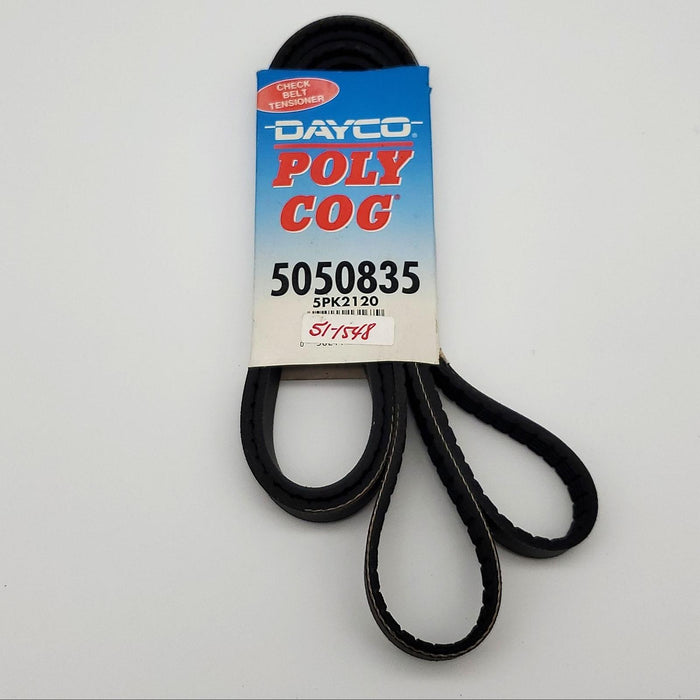 Dayco 5050835 Serpentine Belt 0.68" Width 83.5" Length 5 Rib Poly Cog 1