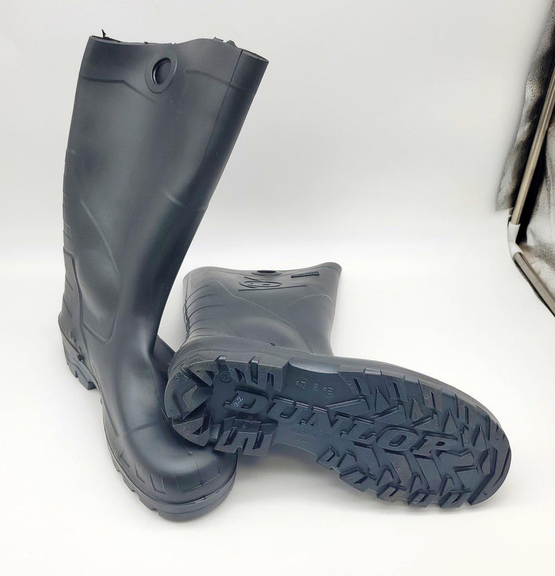 Dunlop Waterproof Work Boots Mens Size 10 14" Tall PVC Lightweight USA Made 1