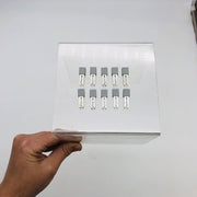 10x WAGO 281-402 Insulated Jumper Adjacent 32Amp 6mm W x 8mm H x 23.7mm D Gray 12