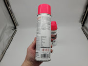 Rust-Oleum Inverted Marking Spray Paint Flourescent Pink 17oz Can Pack of 2 2