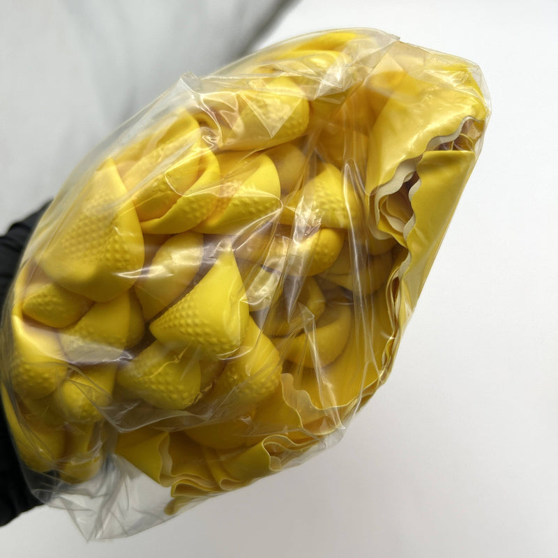 PIP Assurance 48-L160Y Latex Gloves Large/9 Yellow 16mil 12in Flocked 24 Pairs