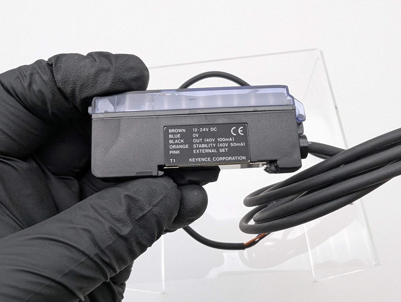 Keyence PS-T1 Main Amplifier Module for PS Series Sensor Heads NPN 6.6ft Cable
