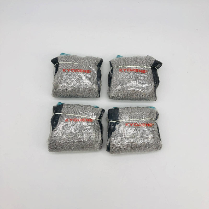 Armor Guys Kyorene 00-420 Work Glove Sz 2XL 13 Gauge Poly Palm Coating 4 Pairs 8