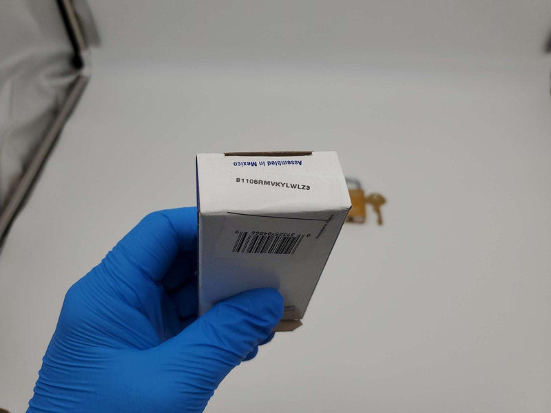 2x American Lock Lockout Padlocks 1" Shackle 1-1/2" Body Gold Keyed Alike 1 Key 8