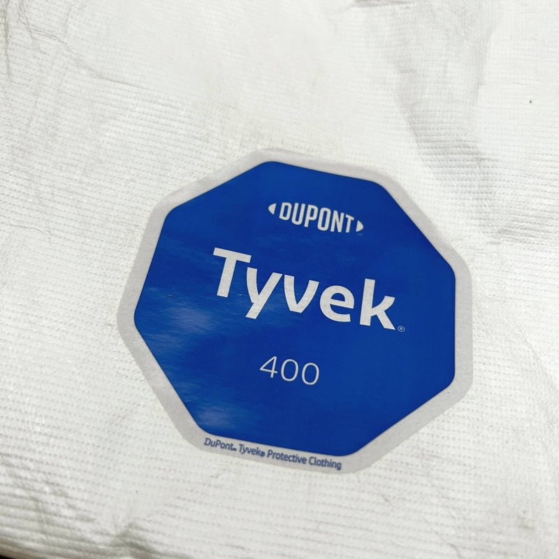 Dupont Tyvek 400 Disposable Shirt White 2XL Snap Open Cuff TY303SWH2X005000 PK25