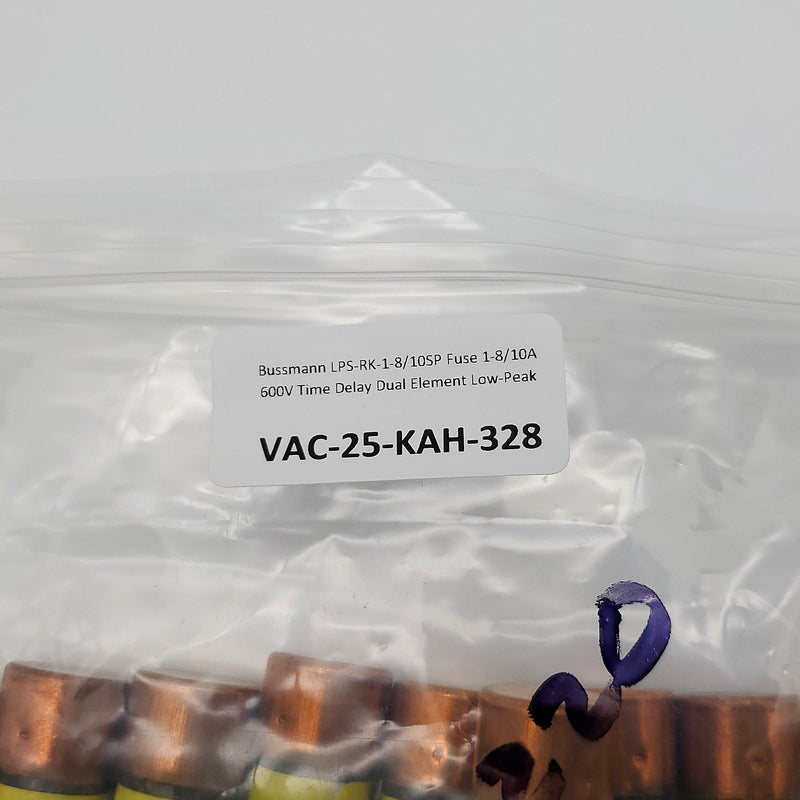 Bussmann LPS-RK-1-8/10SP Fuse 1-8/10A 600V Time Delay Dual Element Low-Peak 4