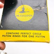 McCulloch 28451 Piston Ring Set Standard for Chainsaw OEM New Old Stock NOS Open 10