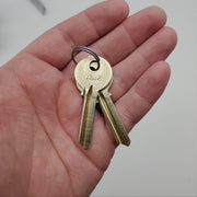 Yale Door Lever Entry Lock Double Cylinder Satin Chrome Lever Only AU5417LN 6