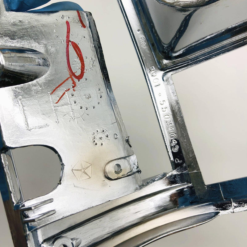 Mopar 55034049 Headlight Bezel Plastic Chrome OEM NOS Jeep Cherokee Open 2