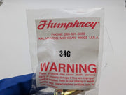 Humphrey 34C TAC Miniature Push Button Valve Operator Roller Cam Mechanical 4