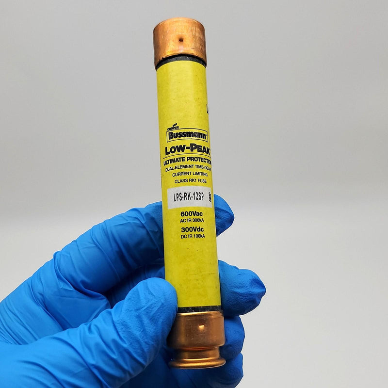 Bussmann LPS-RK-12SP Fuse 12A 600V Time Delay Low-Peak Dual Element 1