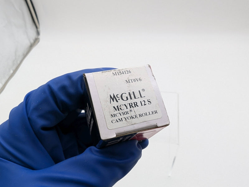 McGill MCYRR 12 S Crowned Yoke Roller 12mm Bore 32mm Diam 32mm Roller Width 2