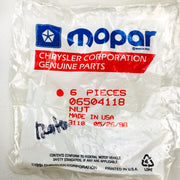 Mopar 6504118 U Nut M6x1 for Seat Belts Panels Wheelhouse OEM NOS 1997-99 XJ 2