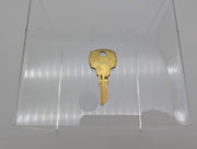 10x National D8770 Key Blanks for National Cabinet Locks Brass 2