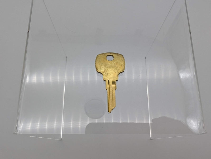 10x National D8770 Key Blanks for National Cabinet Locks Brass 2