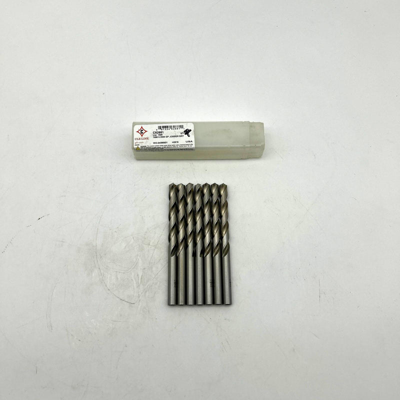 Cle-Line C62881 Jobber Drill Bit 8.3mm 1898 General Purpose HSS Bright Lot of 7
