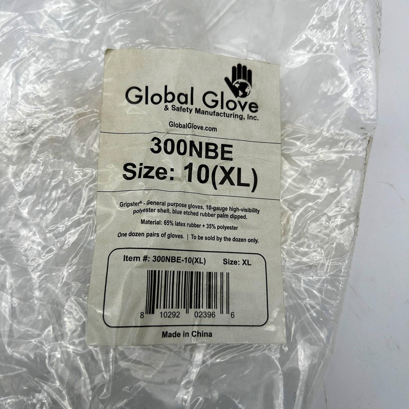 Global Glove Gripster 300NBE Cut Resistant Gloves 10/XL High Visibility 24 Pairs 2