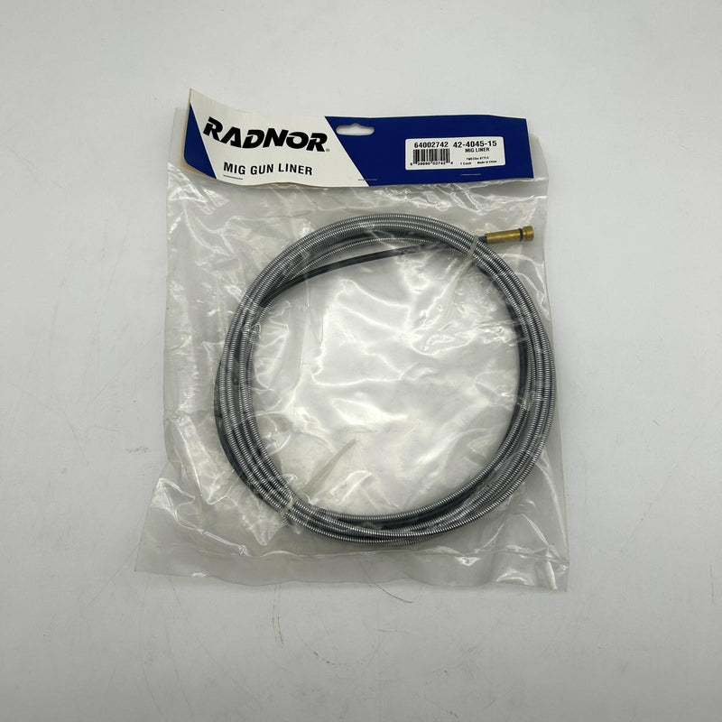 Radnor 64002742 Mig Gun Liner Model 42-4045-15 Tweco Style 1ct 7