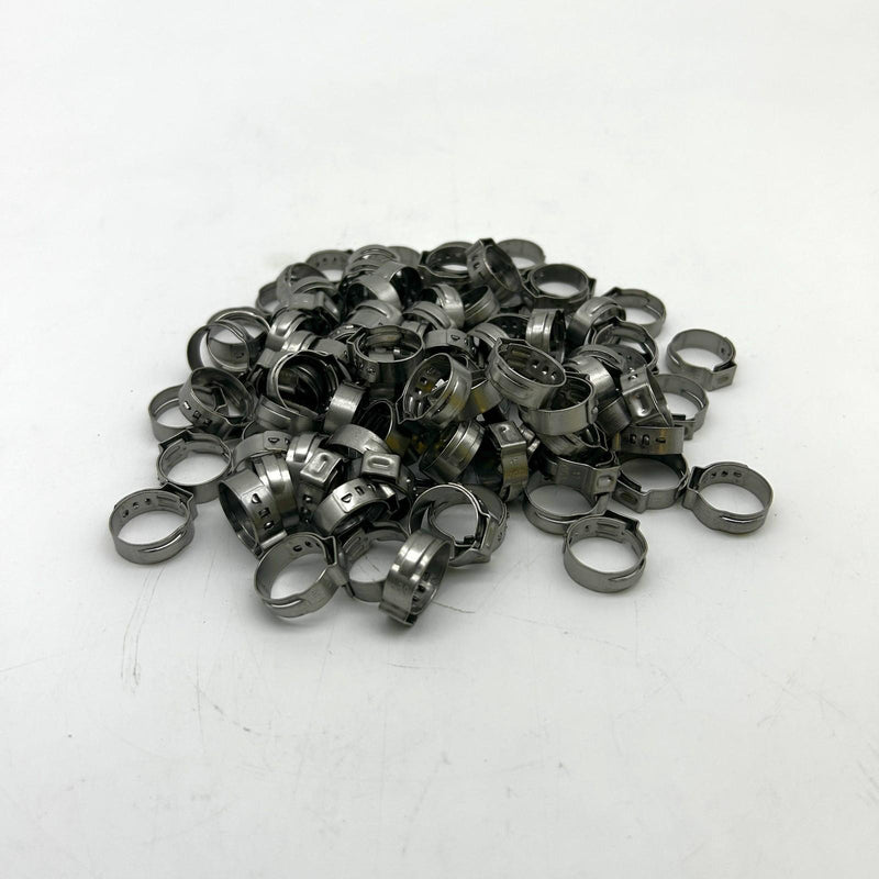 Oetiker 16700017 Stepless Ear Clamp 15.7-706R Stainless Steel Package of 95