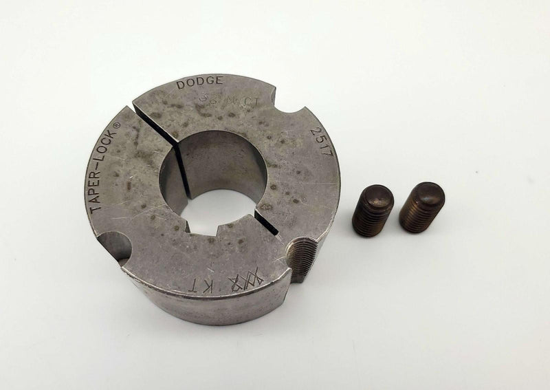 Dodge 2517x1/2 Taper Lock Bushing 1-1/4" Bore 1-3/4" Len 1/4" x 1/8" KW 119141 1
