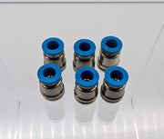 6x Festo QS-G1/8-6-1 Push-In Fittings 6mm OD Tubing 186107 -0.95 bar to 14 bar 1