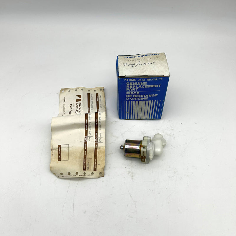 AMC Jeep 56002053 Washer Pump OEM NOS 87-89 Wrangler Open